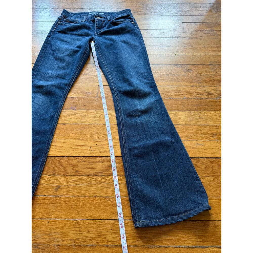JOE’S 'Rocker' Distressed Flared Low-Rise Jeans Women sz 26 - Picture 10 of 12